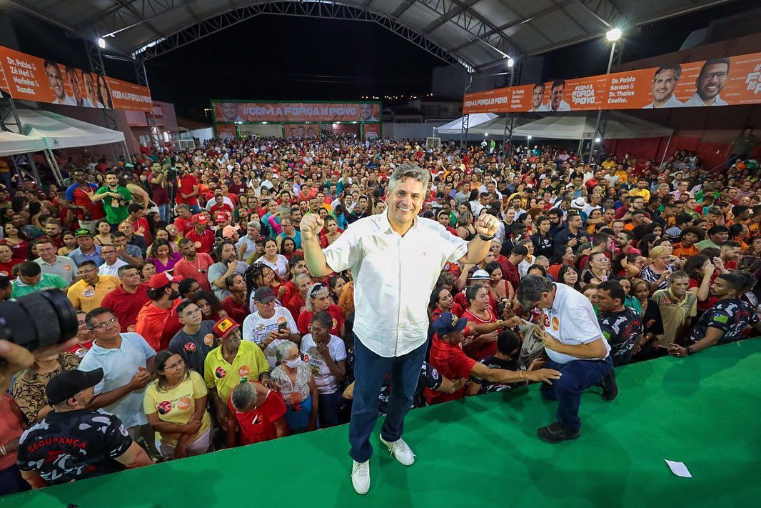 Dr Pablo Santos amplia e sobe para 73 12 das intenções de votos