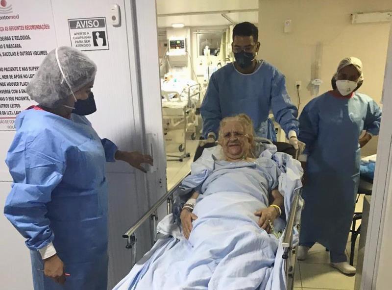 São Julião Idosa de 83 anos vence a Covid-19 após 8 dias internada em UTI município zera casos da doença
