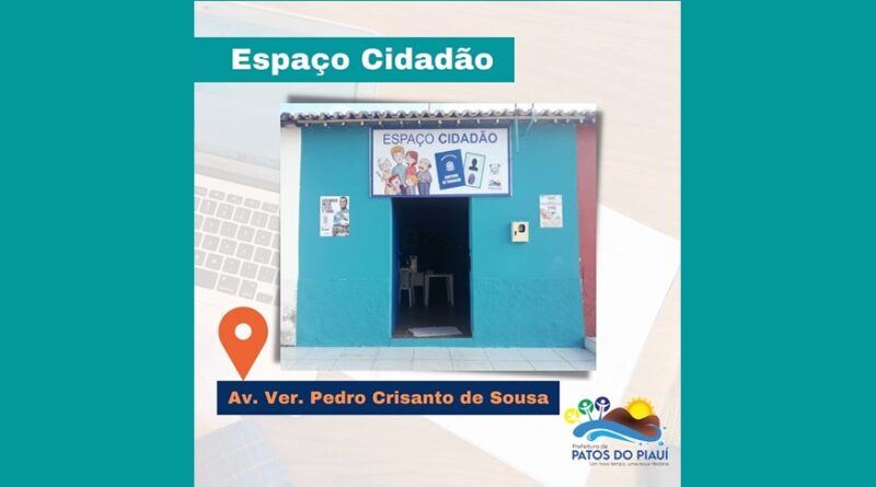 Prefeitura de Patos do Piauí reabre o Espaço Cidadão na sede do município