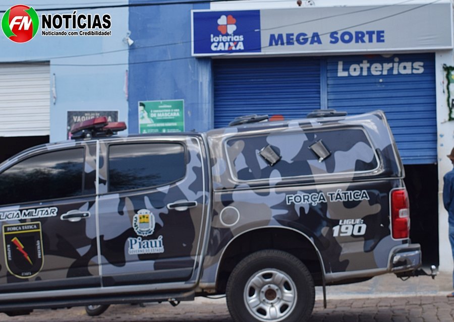 Casa Lotérica de Paulistana é arrombada durante madrugada desta terça (07)