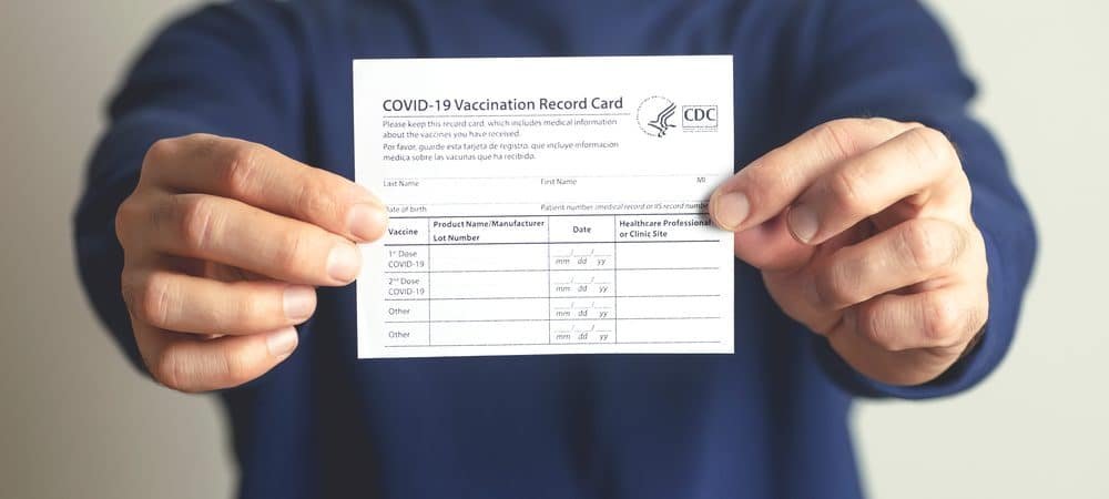Comprovante de vacina covid-19