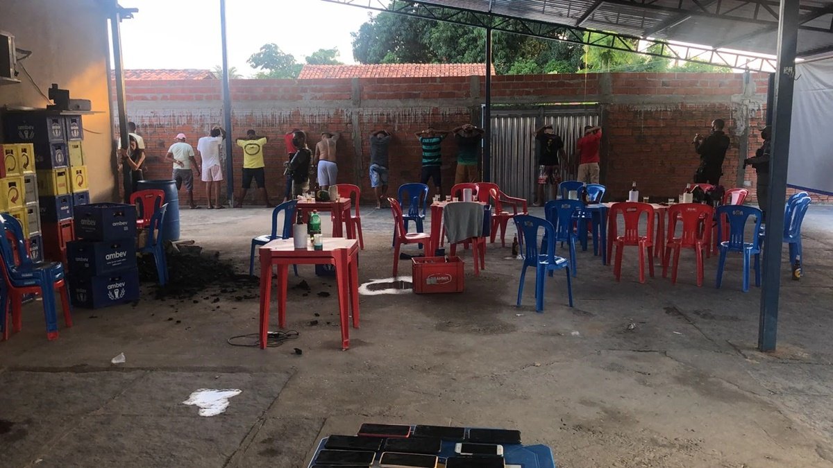 Força Tarefa prende 21 pessoas em festa e apreende várias armas no Piauí