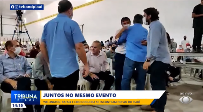 Após troca de farpas e acusações, W. Dias e Ciro Nogueira se abraçam em evento no Piauí