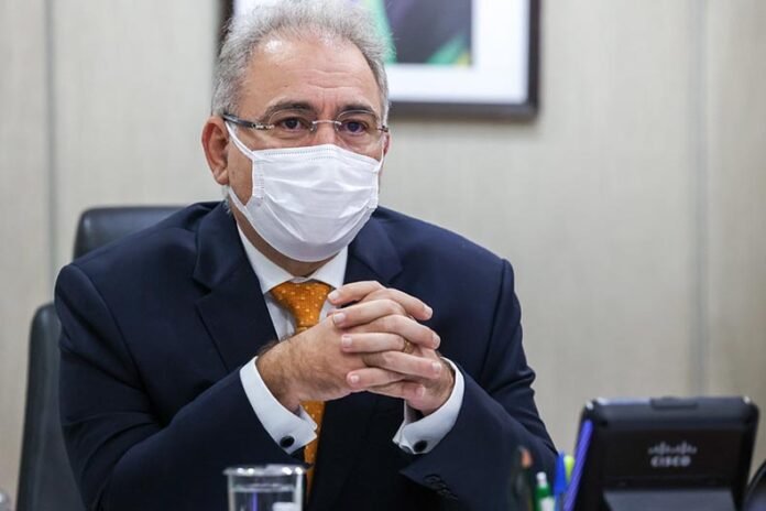 O ministro da Saúde, Marcelo Queiroga