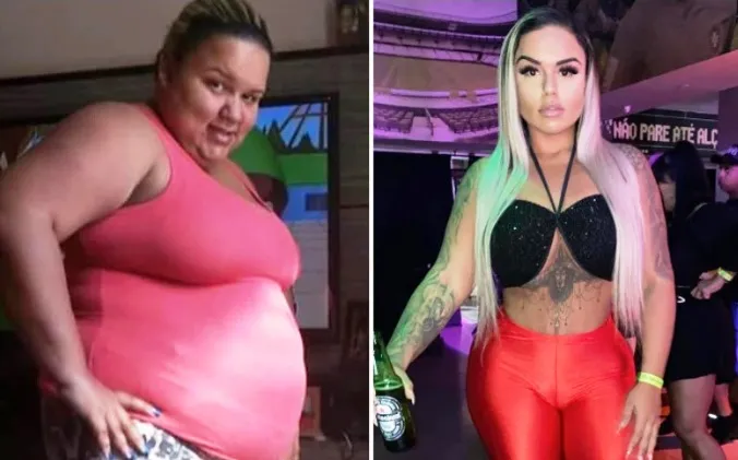 Veja fotos da rainha de bateria que emagreceu 71kg e agora exibe corpão
