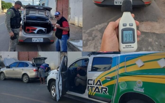 Meio Ambiente de Simões realiza fiscalização para combater a poluição sonora