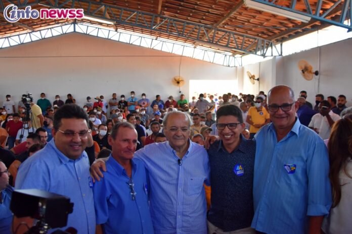 Sílvio Mendes, Iracema e Joel são recepcionados pelo prefeito Novinho em Francisco Macedo - DSC_0904