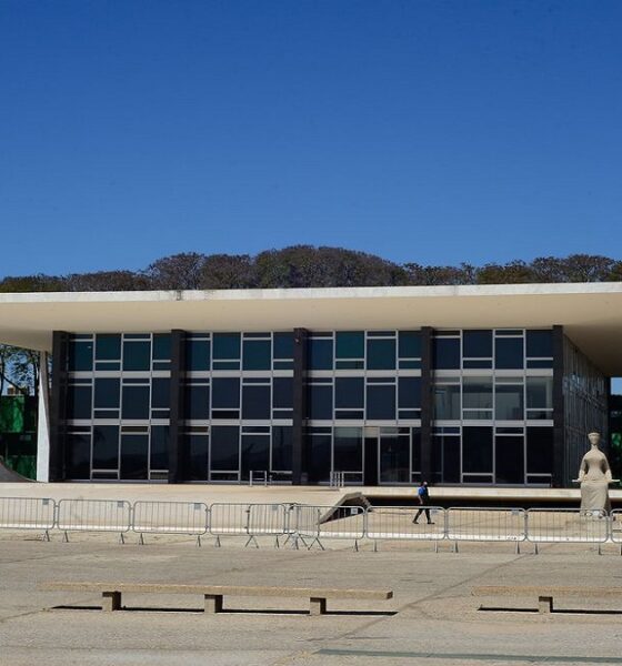 Fachada do edifício sede do Supremo Tribunal Federal - STF