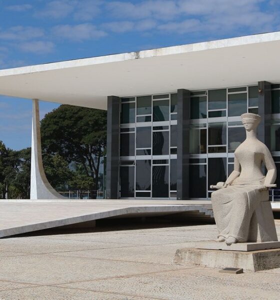 Palácio do Supremo Tribunal Federal na Praça dos Três poderes em Brasília