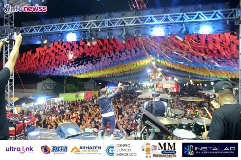 Veja fotos dos shows com Lamarck Macedo, Henry Freitas, Eric Land e Rafael Nyedson no V Arraiá da Boa Esperança em Padre Marcos