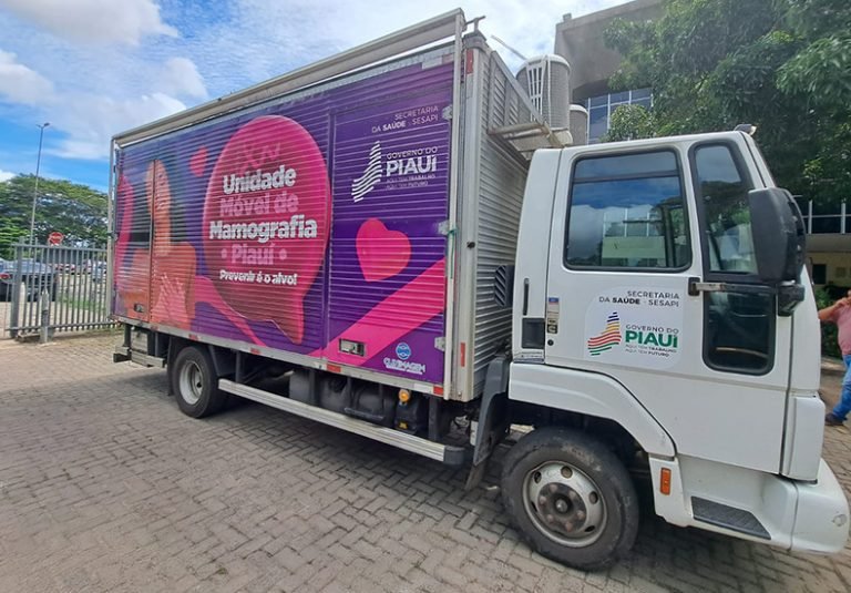 Caminhão da mamografia chega à sétima cidade do Piauí em julho Caminhão da mamografia chega à sétima cidade do Piauí em julho