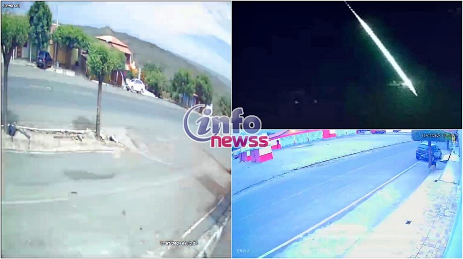 Meteoro atravessa atmosfera acima do Piauí e clarão é registrado em cidades da região de Picos - IMG_5915