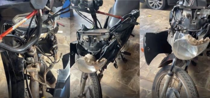 Motoboy fica ferido ao colidir com vaca em Picos