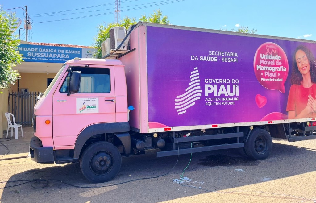 Caminhão da Mamografia realiza atendimentos em Sussuapara