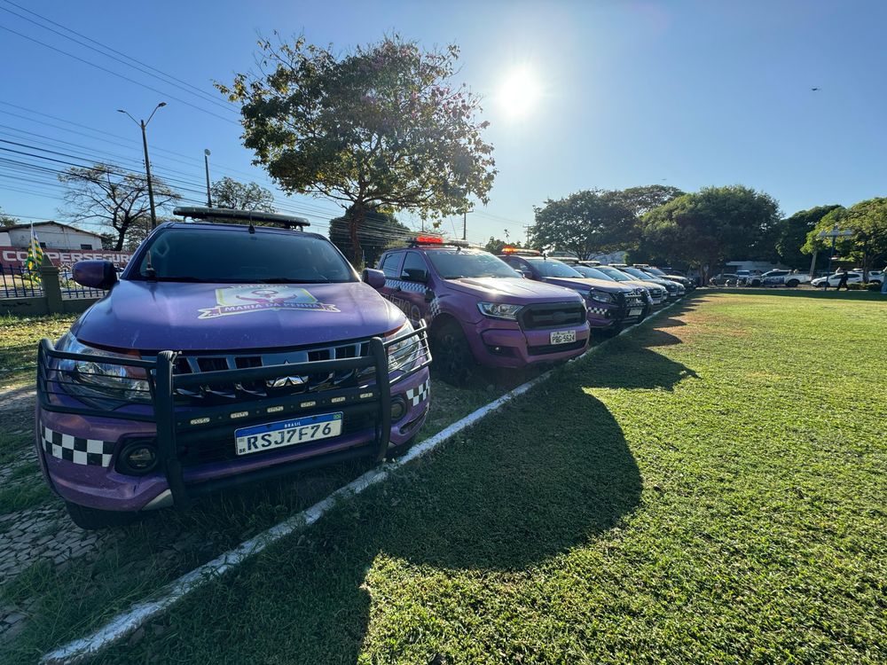 Forças de Segurança do Piauí intensificam combate à violência contra a mulher Viatura Patrulha Maria da Penha da Polícia Militar do Piauí