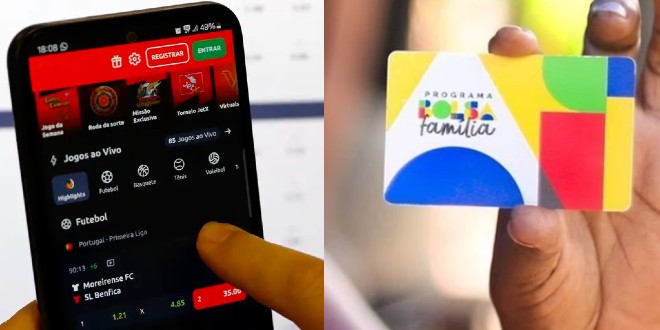 beneficiários do Bolsa Família apostando em bets