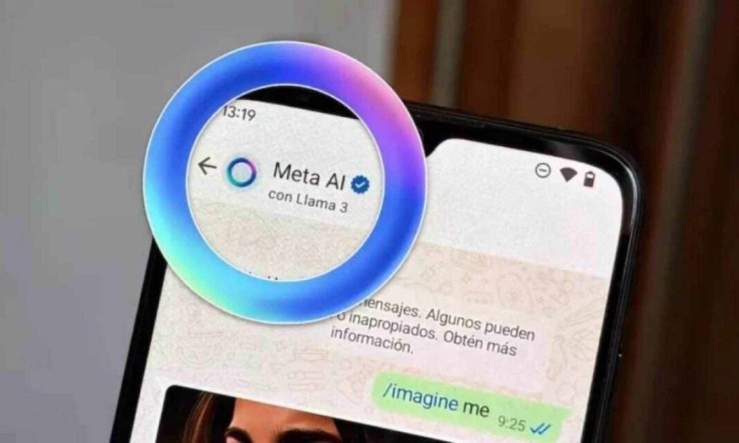 Meta AI: Símbolo com círculo azul que aparece em alguns usuários do Whatsapp mostra a ferramenta de inteligência artificial