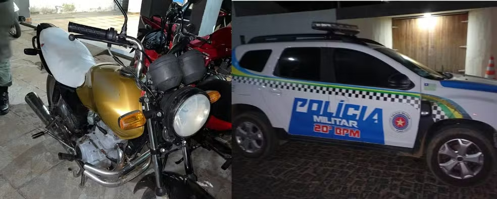 Homem sem CNH cai de moto e é preso após admitir ter bebido cachaça em Paulistana