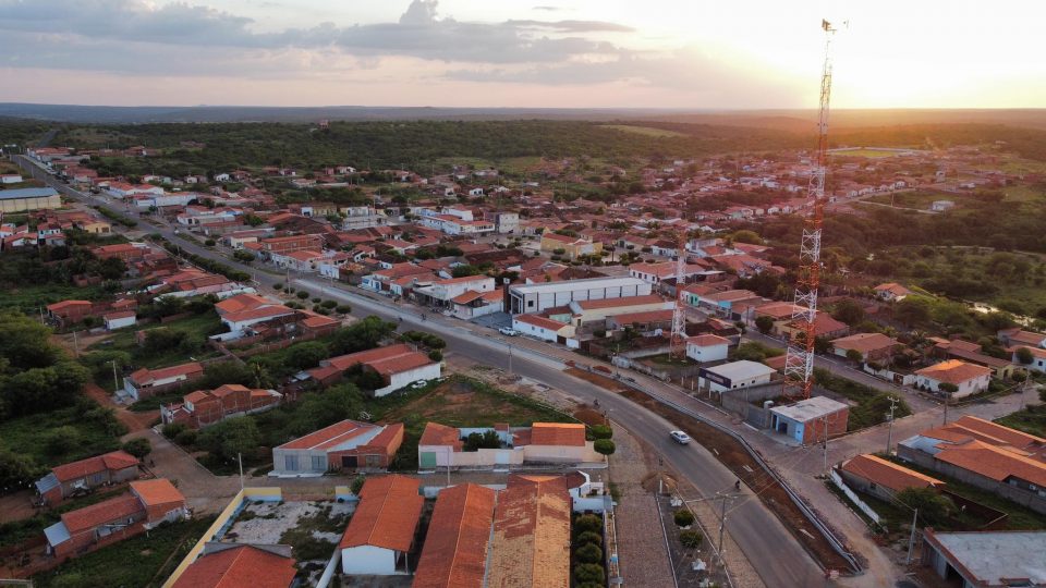 Imagem aérea de Jacobina do Piauí Imagem aérea da cidade de Jacobina do Piauí — Foto: Cidades em Foco