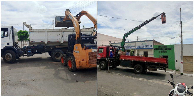 Prefeitura de Jaicós intensifica serviços de limpeza e manutenção em vias públicas