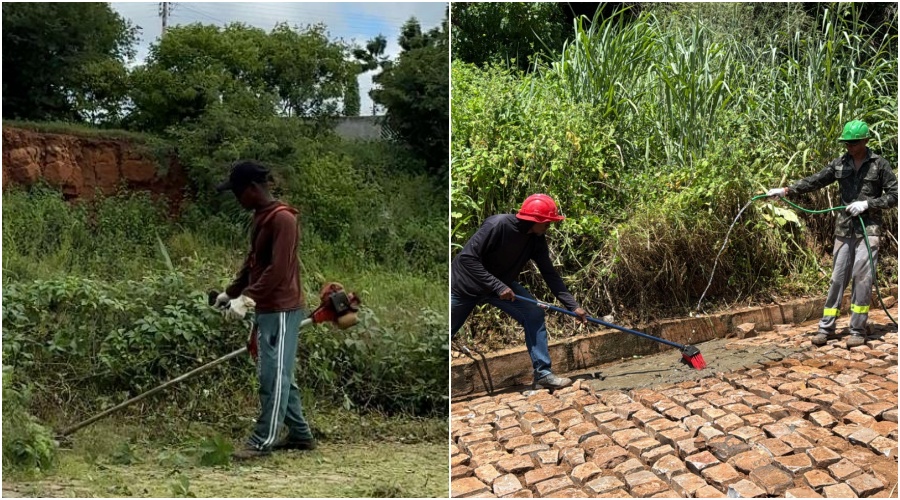 Prefeitura de Picos avança na limpeza de bairros e recupera vias de acesso - destaque