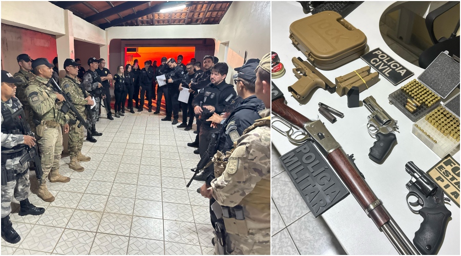 Operação policial combate facções em Caridade do PI e Simões - destaque