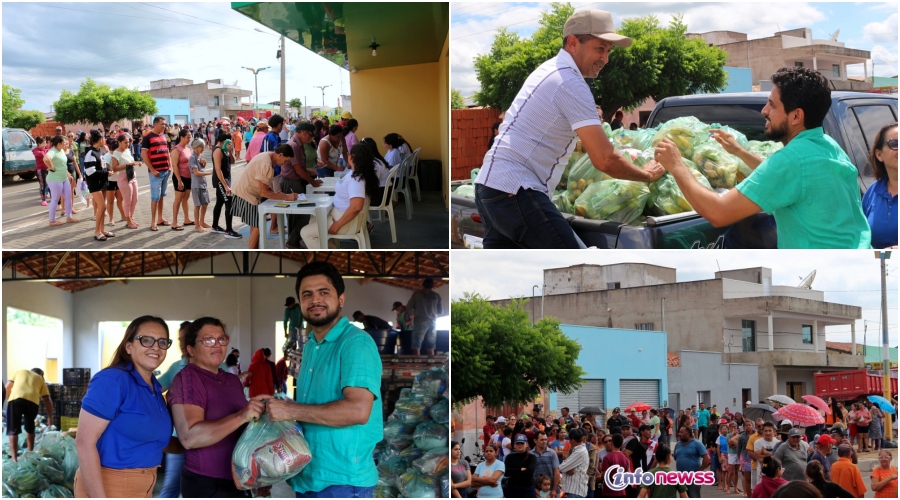Programa “Peixe no Prato” distribui 3,5 toneladas de peixes e mais de 1.100 cestas básicas em Belém do Piauí - destaque