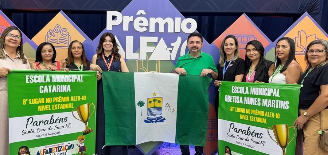 Santa Cruz do Piauí se destaca no Prêmio Alfa-10 pelo segundo ano seguido 2