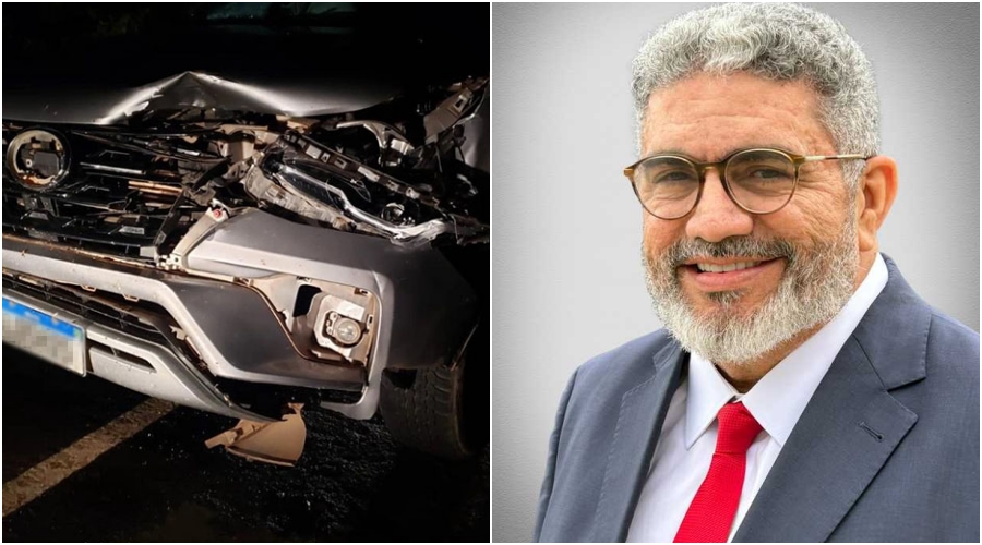 Secretário de Saúde do Piauí sofre acidente após colidir com animal na PI-143 - destaque