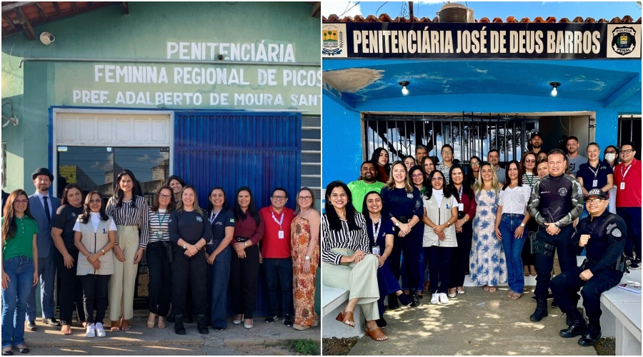 Sesapi e Sejus realizam ação para fortalecer saúde no sistema prisional de Picos - destaque