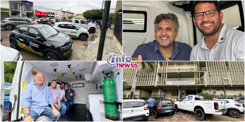 Frota da saúde de Picos ganha reforço com seis novos veículos
