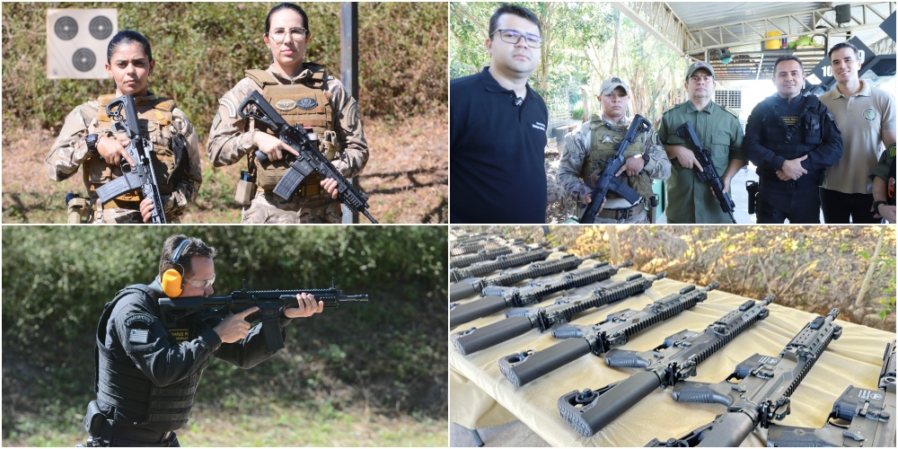 Governo do Piauí entrega 300 fuzis israelenses para reforçar a segurança pública