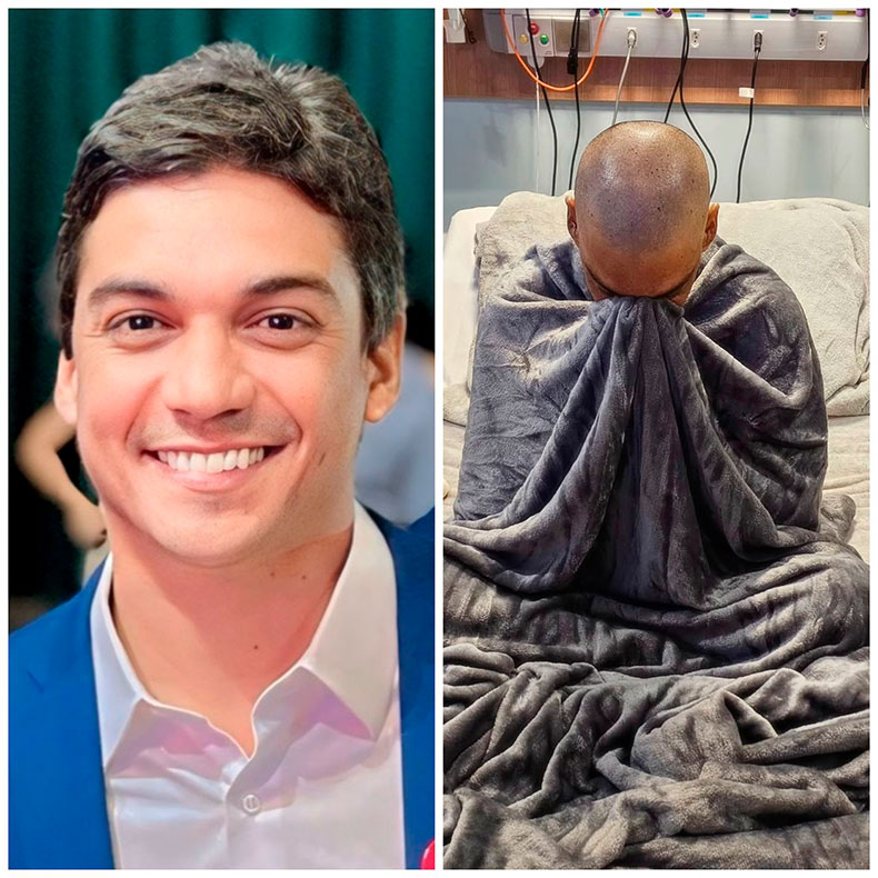 Prefeito Bruno Neto de Angical comemora sucesso de transplante de medula óssea