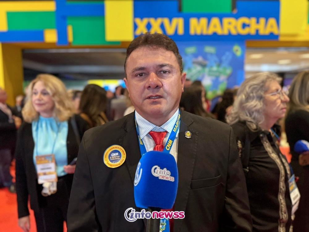 Prefeito Clei Carvalho participa da XXVI Marcha em Brasília e articula melhorias para Caridade do PI