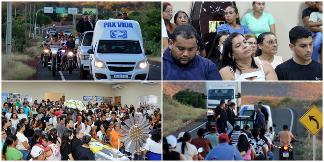 Sob forte comoção, população de Vera Mendes se despede do vice-prefeito Dirceu Oliveira