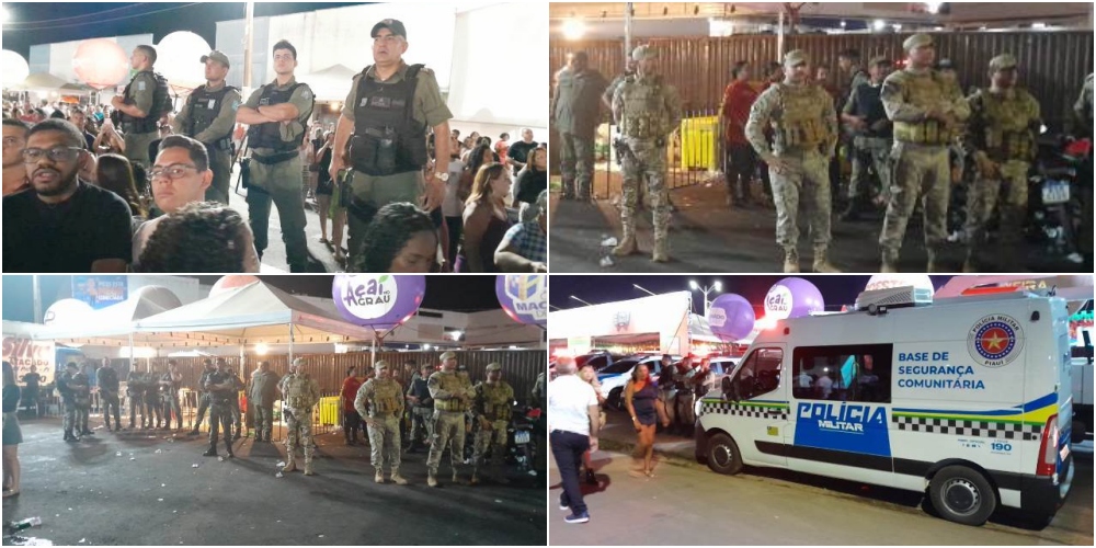 Forças de segurança garantem tranquilidade no Picos Cidade Junina 2025