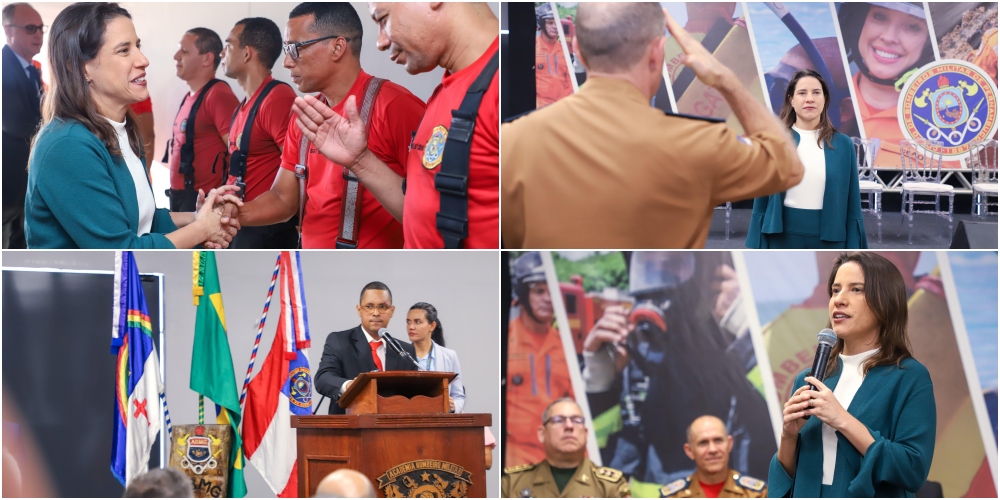 Governadora Raquel Lyra abre curso para novos oficiais do Corpo de Bombeiros em Pernambuco Fotos: Yacy Ribeiro/Secom