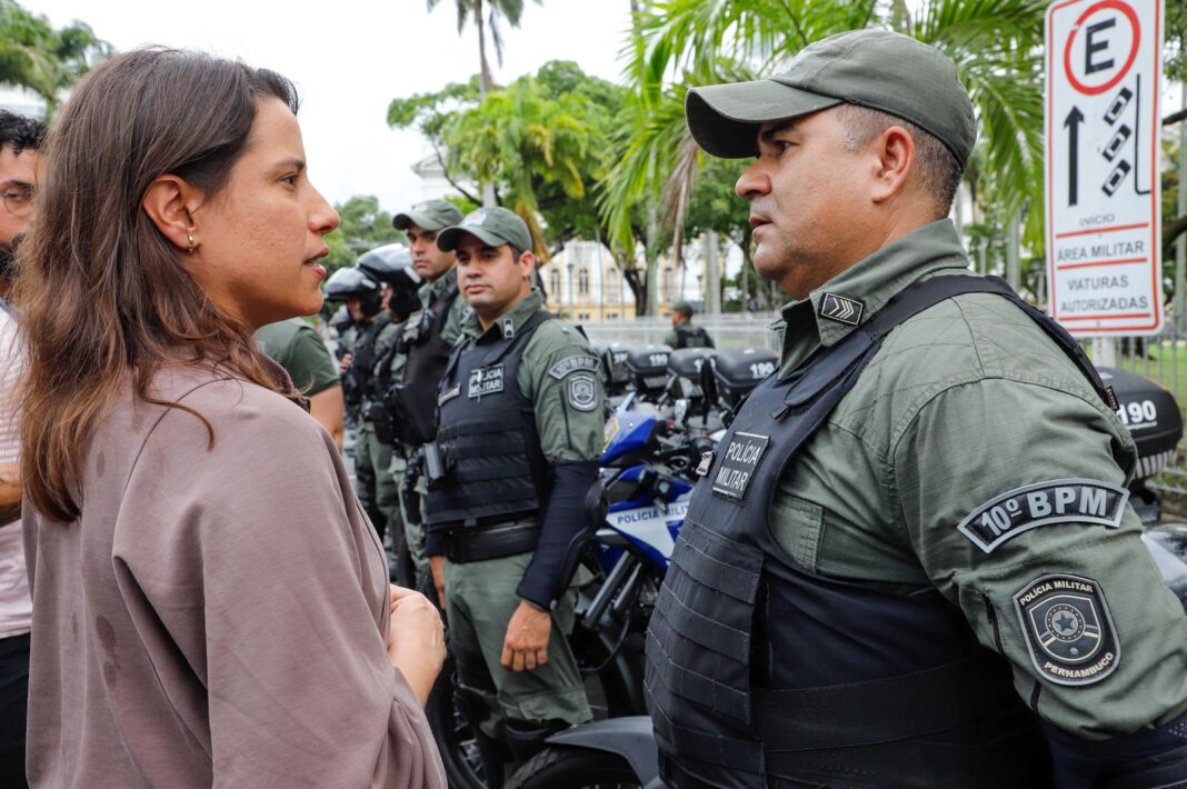 Governadora Raquel Lyra e Polícia Militar do Piauí de Pernambuco Yacy Ribeiro/Secom
