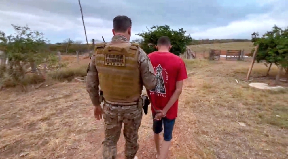 G.S.C., filho do suspeito, preso em Paulistana–PI