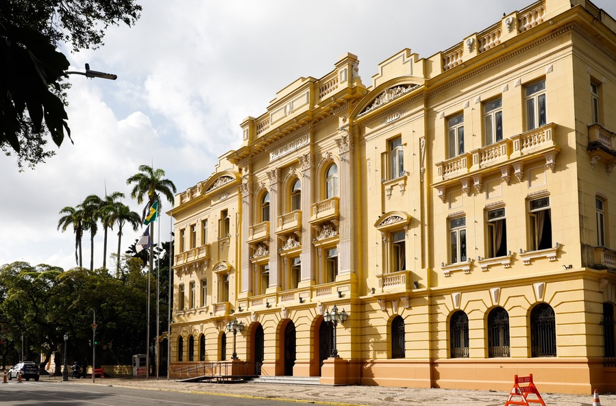 Palácio do Campo das Princesas em Recife, sede administrativa do poder executivo do estado brasileiro de Pernambuco Palácio do Campo das Princesas em Recife, sede administrativa do poder executivo do estado brasileiro de Pernambuco — Foto: Yacy Ribeiro/ Secom