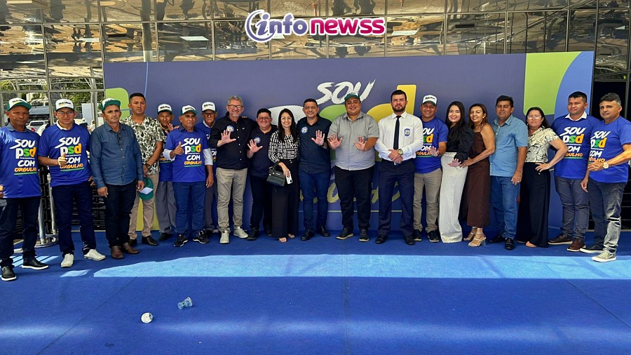 2Prefeito Marciano Macedo e comitiva participam do encontro estadual do PSD e da solenidade da pré-candidatura de Júlio César ao Senado em Teresina