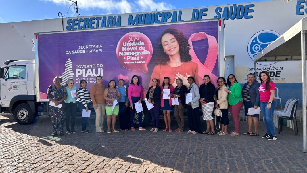 Unidade móvel contempla mulheres com mamografia gratuita em Marcolândia